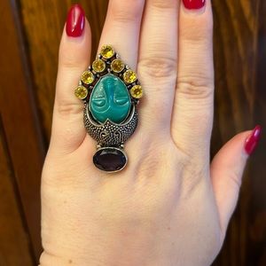 Salem sterling silver ring